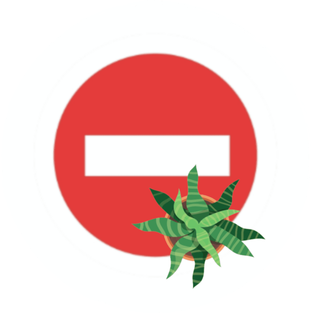 Plants to avoid icon
