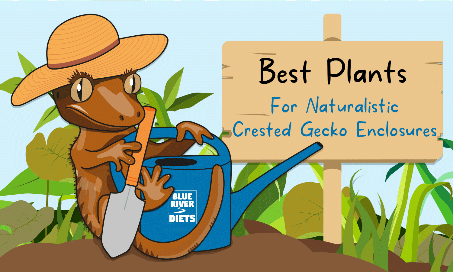 Best Plants for Naturalistic Crested Gecko Enclosures banner