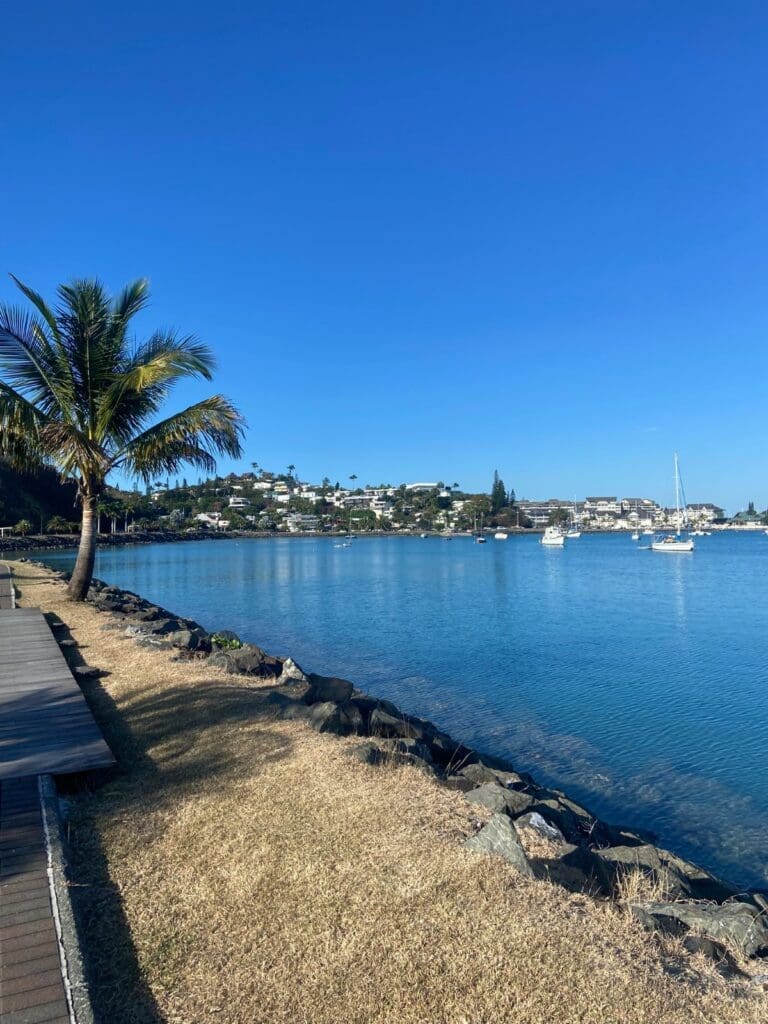 An idyllic beach in Noumea, New Caledonia